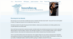 Desktop Screenshot of immortalhair.org